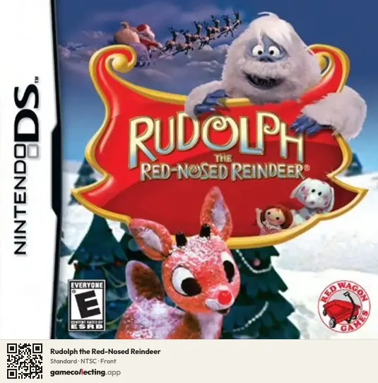 Rudolph the Red-Nosed Reindeer Nintendo DS, NTSC box front