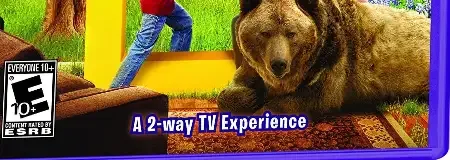 Kinect Nat Geo TV, the ESRB box on its front