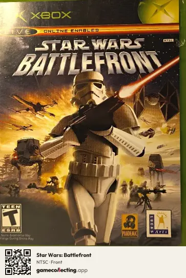 Star Wars: Battlefront Xbox, NTSC box front
