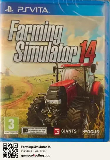 Farming Simulator 14 PlayStation Vita, PAL box front