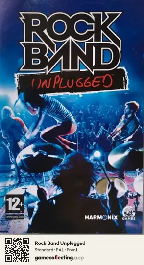 Rock Band Unplugged PlayStation Portable, PAL box front