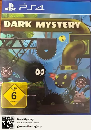 Dark Mystery PlayStation 4, PAL box front