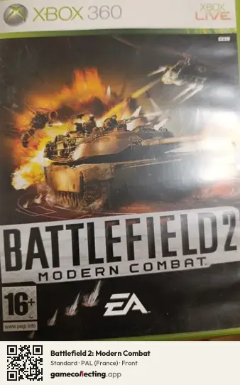 Battlefield 2: Modern Combat Xbox 360, France box front