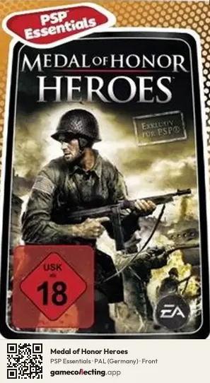 Medal of Honor Heroes PlayStation Portable, Germany box front