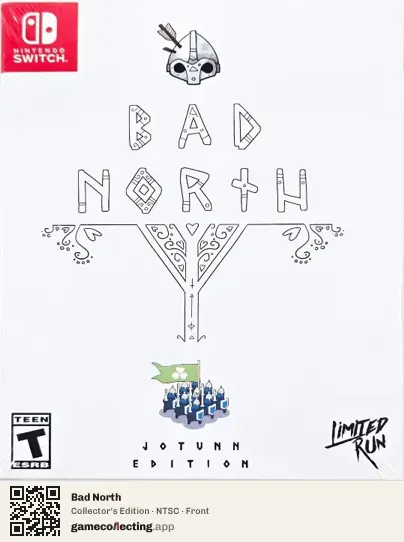 Bad North Nintendo Switch, NTSC box front