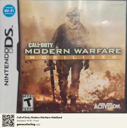 Call of Duty: Modern Warfare: Mobilized Nintendo DS, NTSC box front