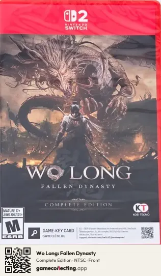 Wo Long: Fallen Dynasty Nintendo Switch 2, NTSC box front
