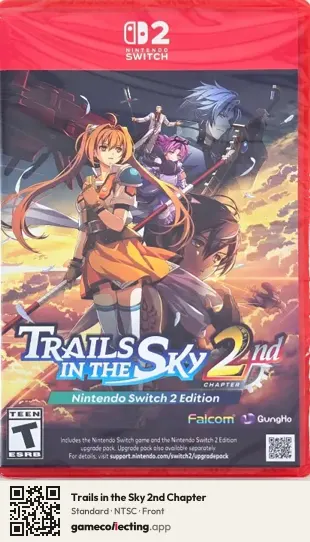 Trails in the Sky 2nd Chapter Nintendo Switch 2, NTSC box front