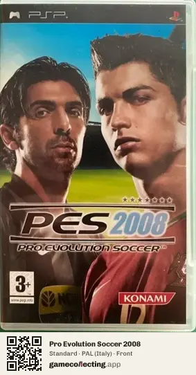Pro Evolution Soccer 2008 PlayStation Portable, Italy box front