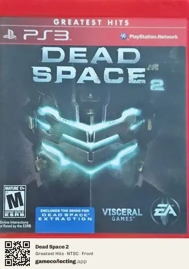 Dead Space 2 PlayStation 3, NTSC box front