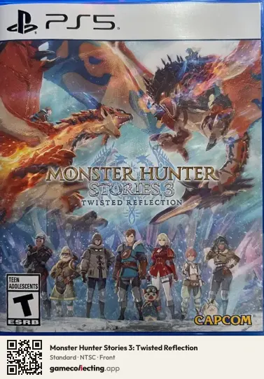 Monster Hunter Stories 3: Twisted Reflection PlayStation 5, NTSC box front