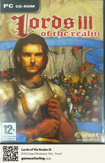 Lords of the Realm III Computer, PAL box front