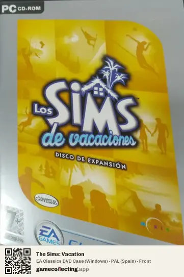 The Sims: Vacation Computer, Spain box front