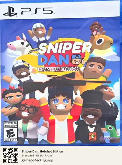 Sniper Dan: Hotshot Edition PlayStation 5, NTSC box front