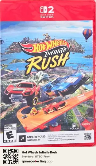 Hot Wheels Infinite Rush Nintendo Switch 2, NTSC box front