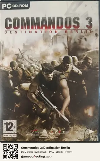 Commandos 3: Destination Berlin Computer, Spain box front