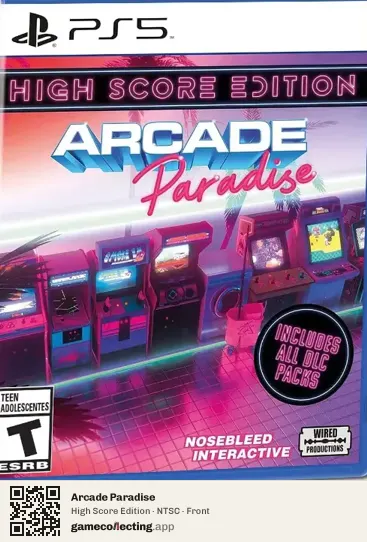 Arcade Paradise PlayStation 5, NTSC box front