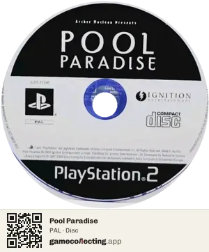 Pool Paradise PlayStation 2, PAL disc