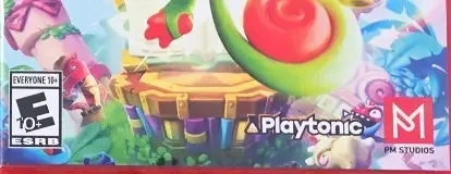 Yooka-Replaylee, the ESRB box on its front