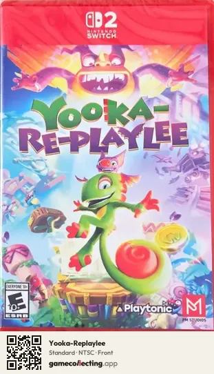 Yooka-Replaylee Nintendo Switch 2, NTSC box front