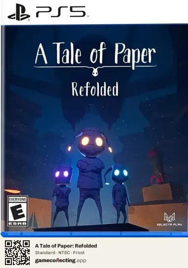 A Tale of Paper: Refolded PlayStation 5, NTSC box front