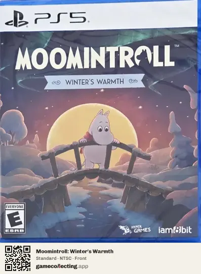 Moomintroll: Winter's Warmth PlayStation 5, NTSC box front