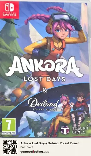 Ankora: Lost Days / Deiland: Pocket Planet Nintendo Switch, PAL box front