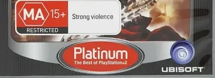 Prince of Persia: The Two Thrones, the Australian classification mark on its front