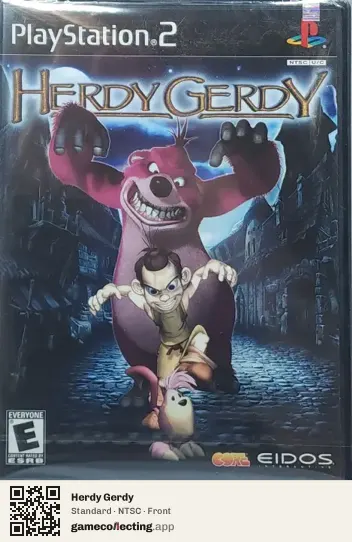 Herdy Gerdy PlayStation 2, NTSC box front