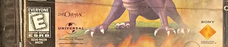 Spyro the Dragon, the ESRB box on its front