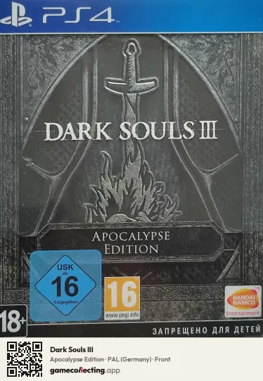 Dark Souls III PlayStation 4, Germany box front