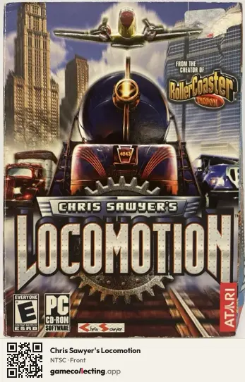 Chris Sawyer's Locomotion Computer, NTSC box front