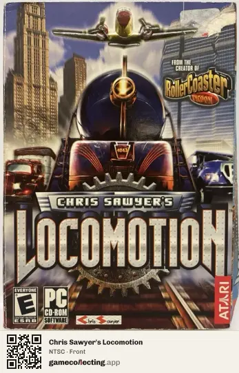 Chris Sawyer's Locomotion Computer, NTSC box front