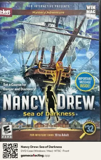 Nancy Drew: Sea of Darkness Computer, NTSC box front