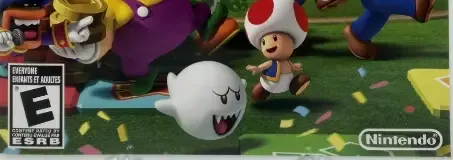 Mario Party 8, the ESRB box on its front
