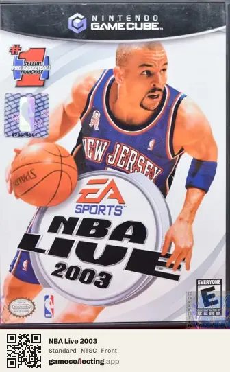 NBA Live 2003 Nintendo GameCube, NTSC box front
