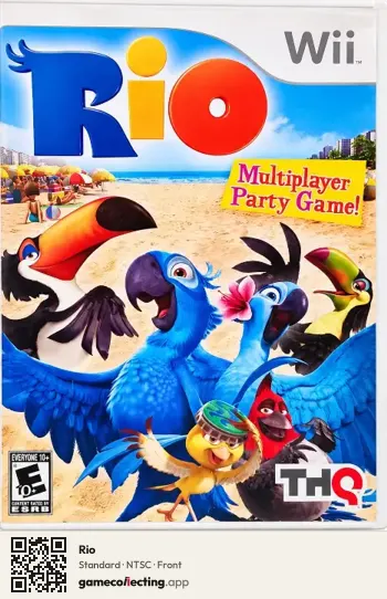 Rio Nintendo Wii, NTSC box front