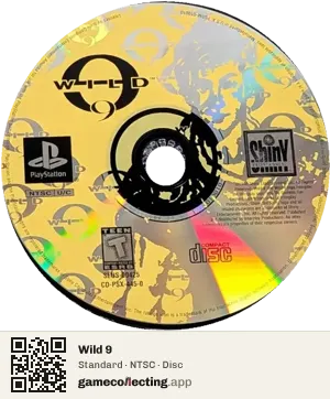 Wild 9 PlayStation, NTSC disc