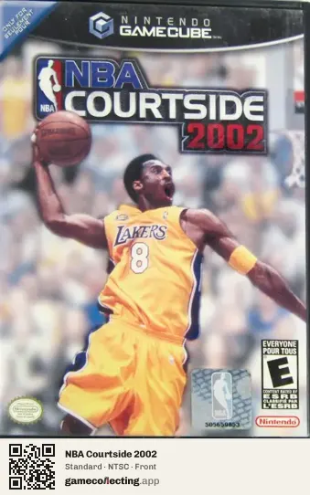 NBA Courtside 2002 Nintendo GameCube, NTSC box front