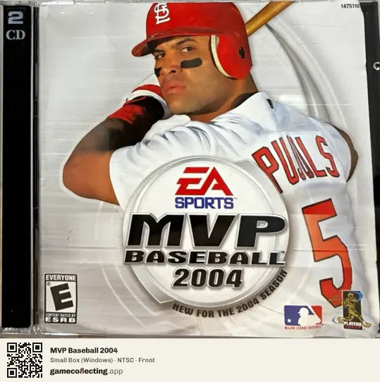 MVP Baseball 2004 Computer, NTSC box front