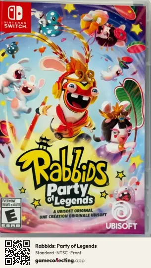 Rabbids: Party of Legends Nintendo Switch, NTSC box front