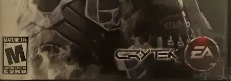 Crysis, the ESRB box on its front