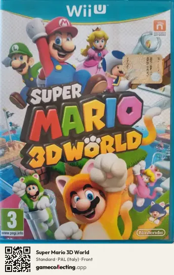 Super Mario 3D World Nintendo Wii U, Italy box front