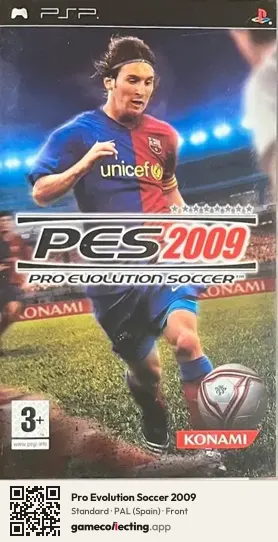 Pro Evolution Soccer 2009 PlayStation Portable, Spain box front