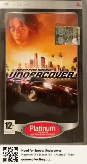 Need for Speed: Undercover PlayStation Portable, Italy box front