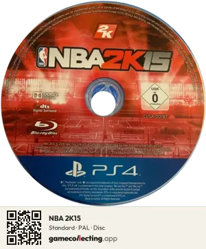NBA 2K15 PlayStation 4, PAL disc