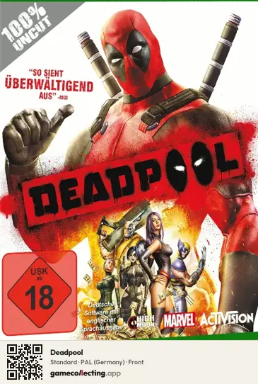 Deadpool Xbox One, Germany box front