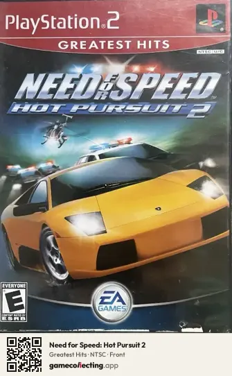 Need for Speed: Hot Pursuit 2 PlayStation 2, NTSC box front