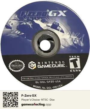 F-Zero GX Nintendo GameCube, NTSC disc