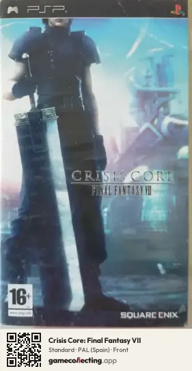 Crisis Core: Final Fantasy VII PlayStation Portable, Spain box front